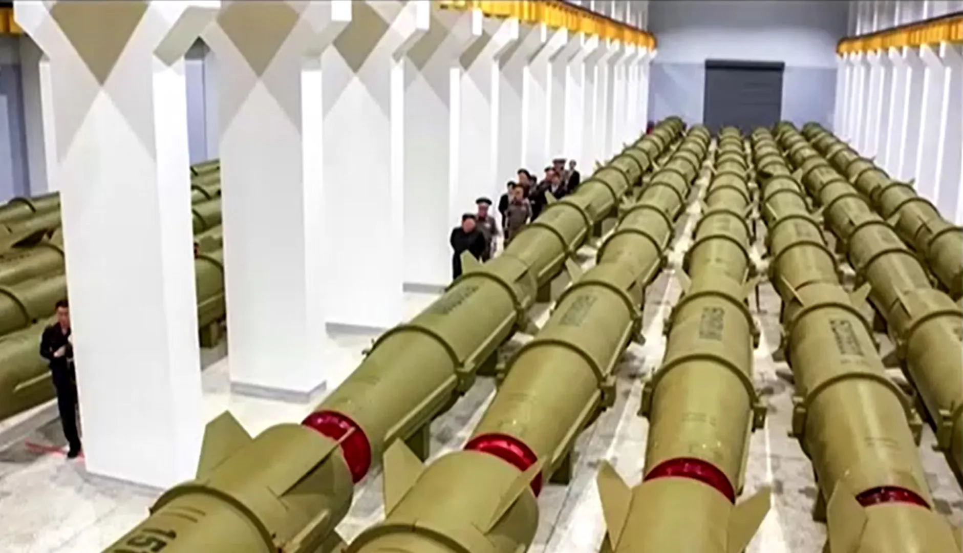 North Korea’s Kim Jong Un inspects munitions at weapons factory