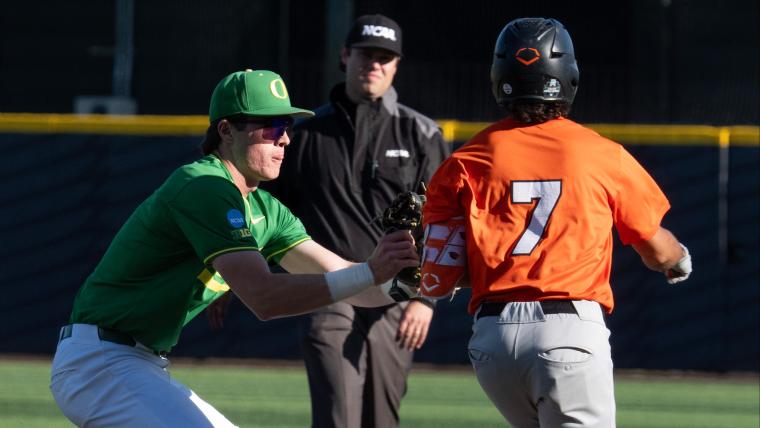 Oregon vs. Oregon State baseball box score: Live stats from NCAA Baseball Championship Game 4