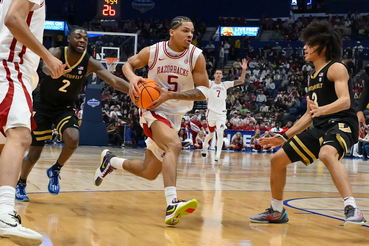Possible Nets 2026 NBA Draft pick Darius Acuff Jr. works out with team