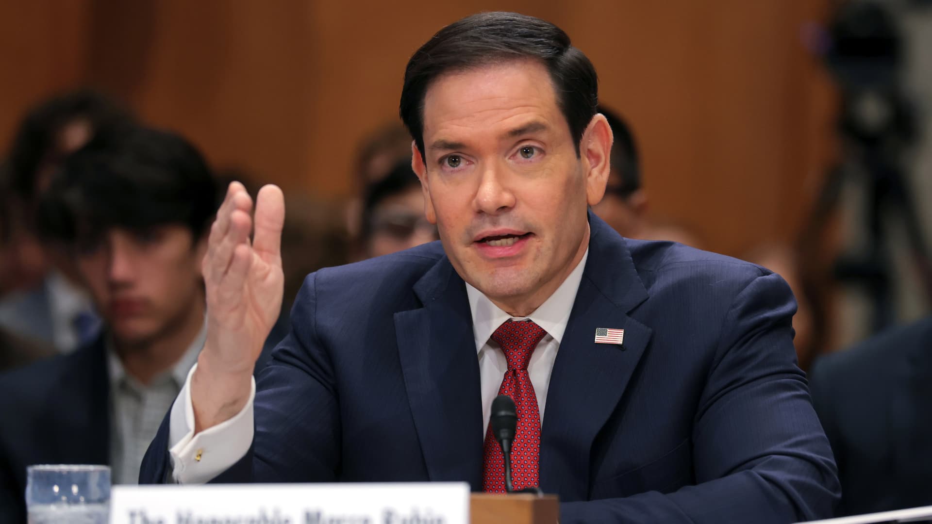 Rubio says U.S. is in talks with Iran over nuclear program as senators press for war endgame