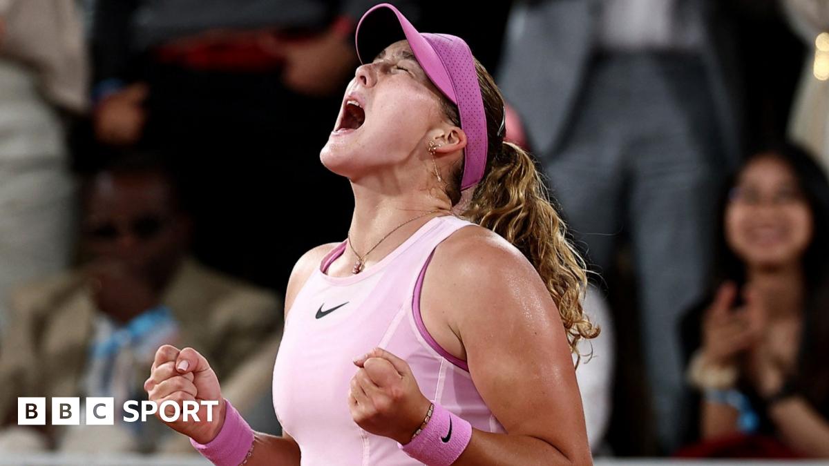 Russian teenager Andreeva beats Kostyuk to reach French Open final