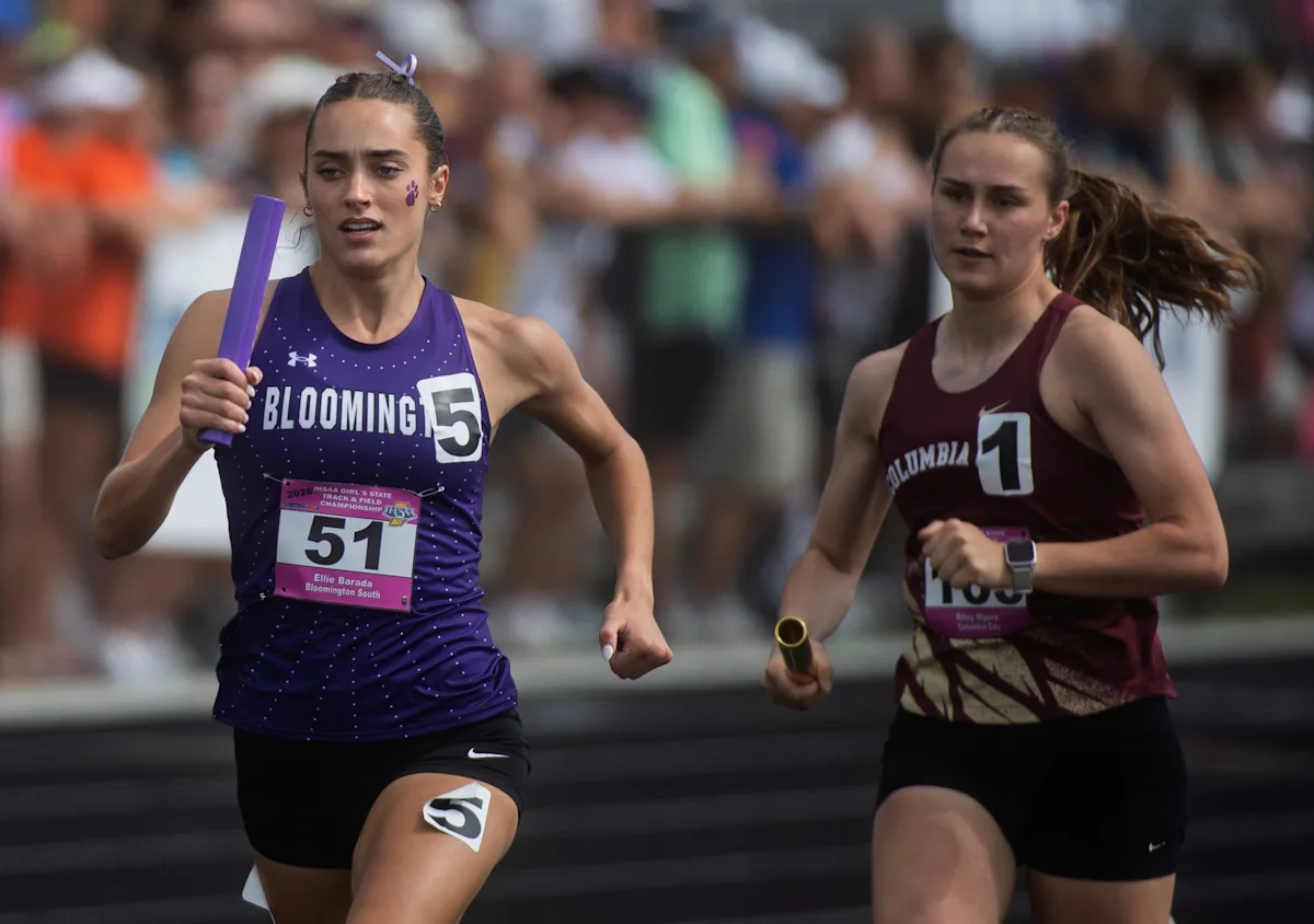 Seniors save best for last as Bloomington South girls track take 2nd at state