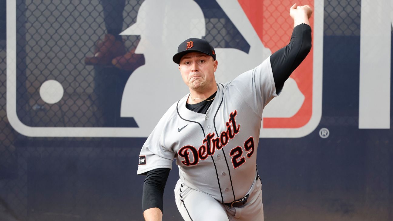 Skubal rejoins Tigers' rotation Sat. vs. Guardians...
