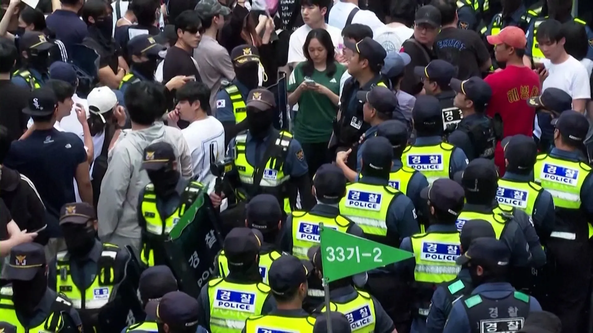 South Korean police break up 35-hour polling station protest