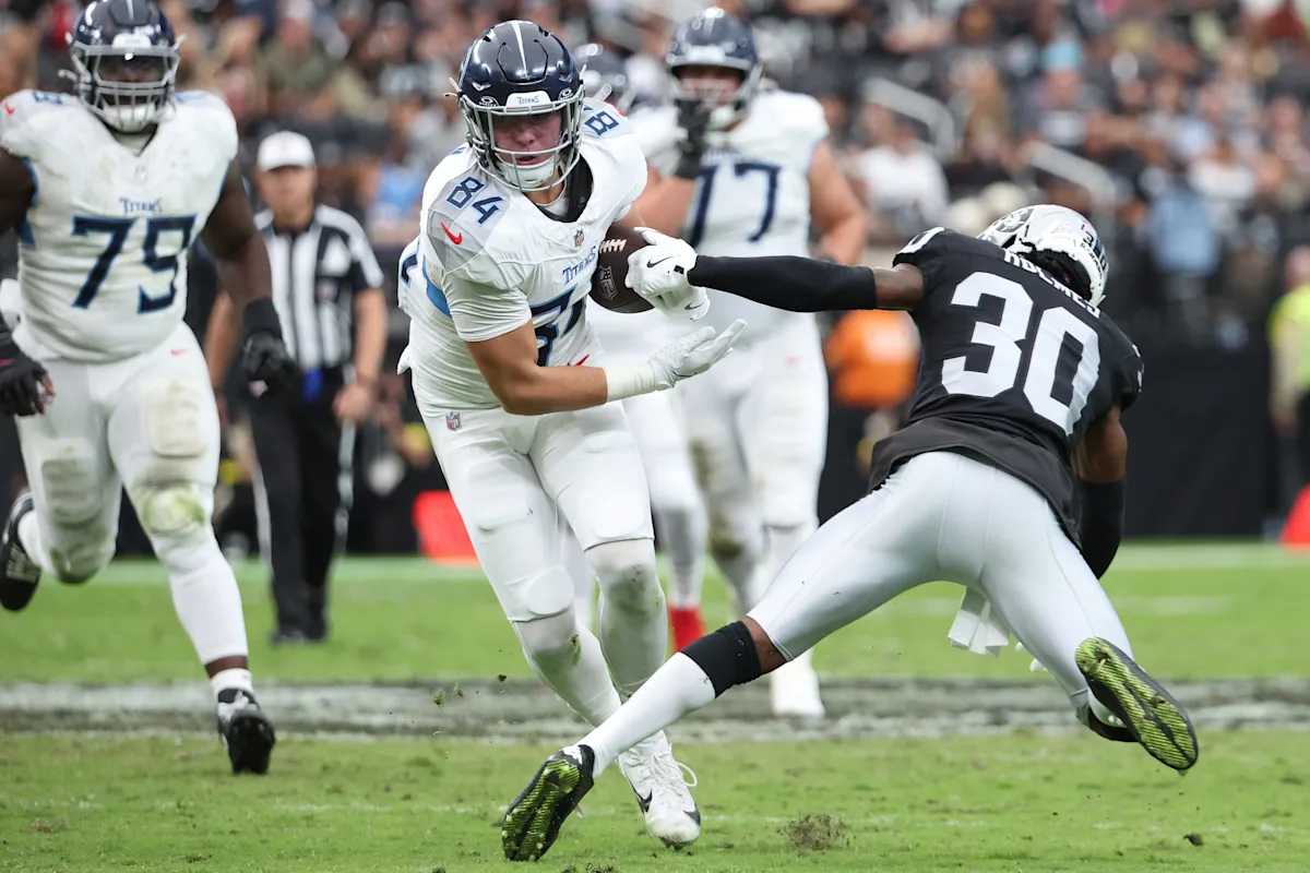 Titans' Gunnar Helm taking part in Tight End University