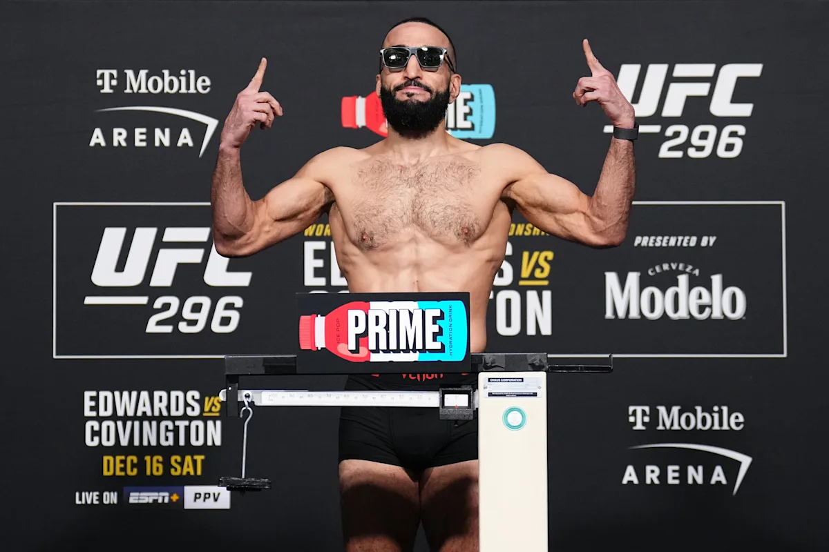 UFC Vegas 118 early weigh ins video results, live updates | Belal vs. Bonfim