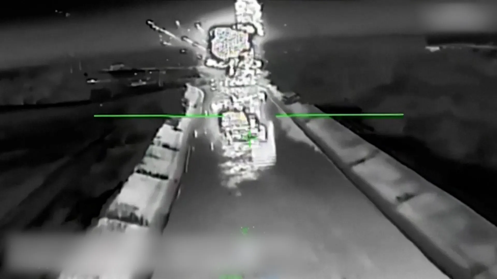 Ukraine strikes strategic Russian bridge in Crimea