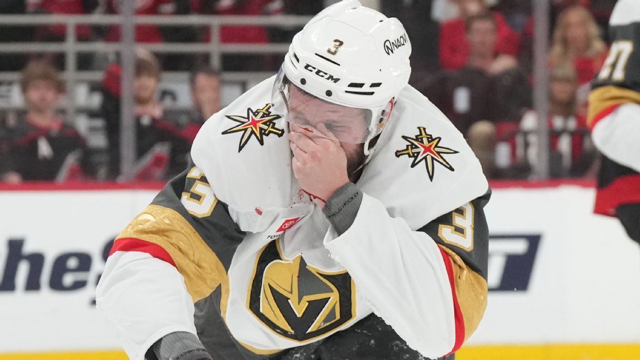 Vegas mum on McNabb's status for G3 vs. Canes