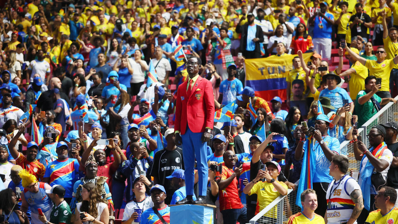 World Cup 2026: 'Living statue' of Lumumba joins DR Congo fans after quarantine