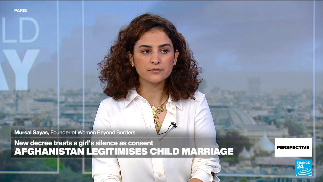 Writer and journalist Mursal Sayas on Afghanistan's child marriage epidemic