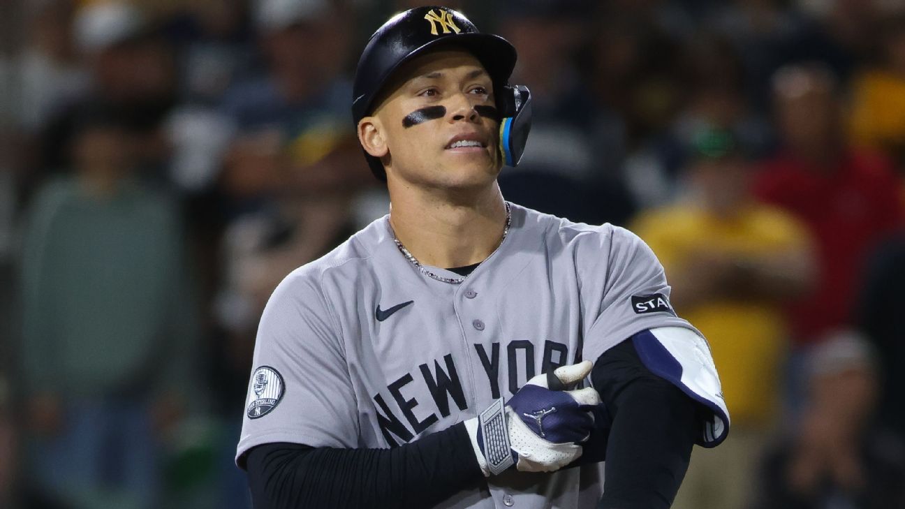 Yankees star Judge out with stress fracture in rib...