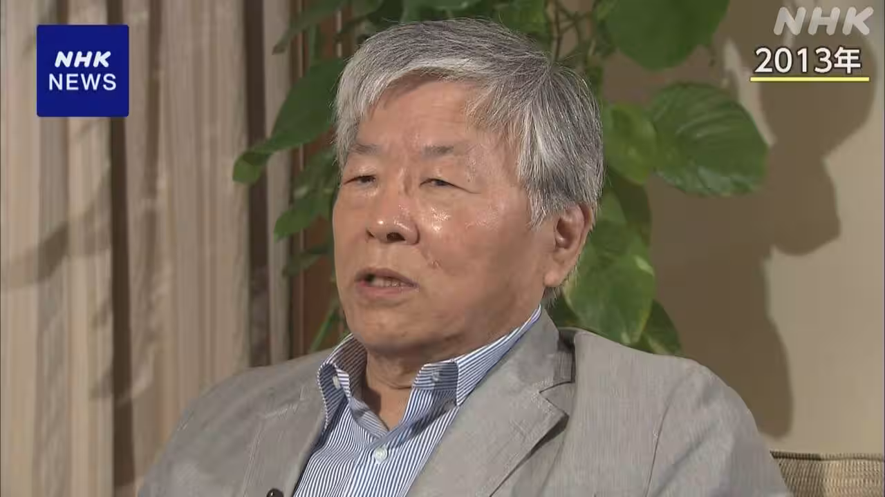 利根川進さん死去 86歳 日本人初のノーベル生理学・医学賞受賞