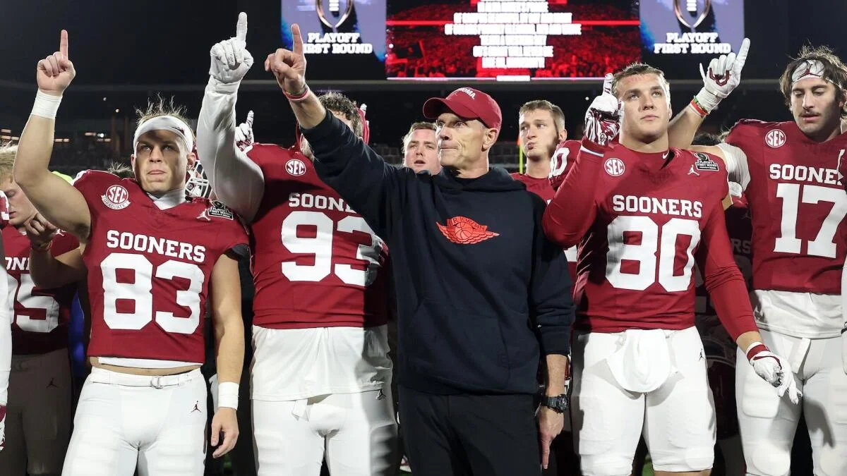 A united front: Brent Venables, Oklahoma's new AD face the SEC's hardest questions together