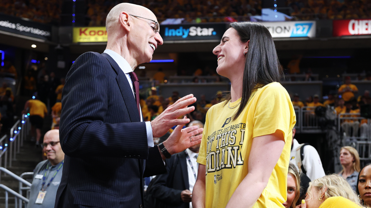 Adam Silver says it's unfair that Caitlin Clark has become a 'political football in this country'