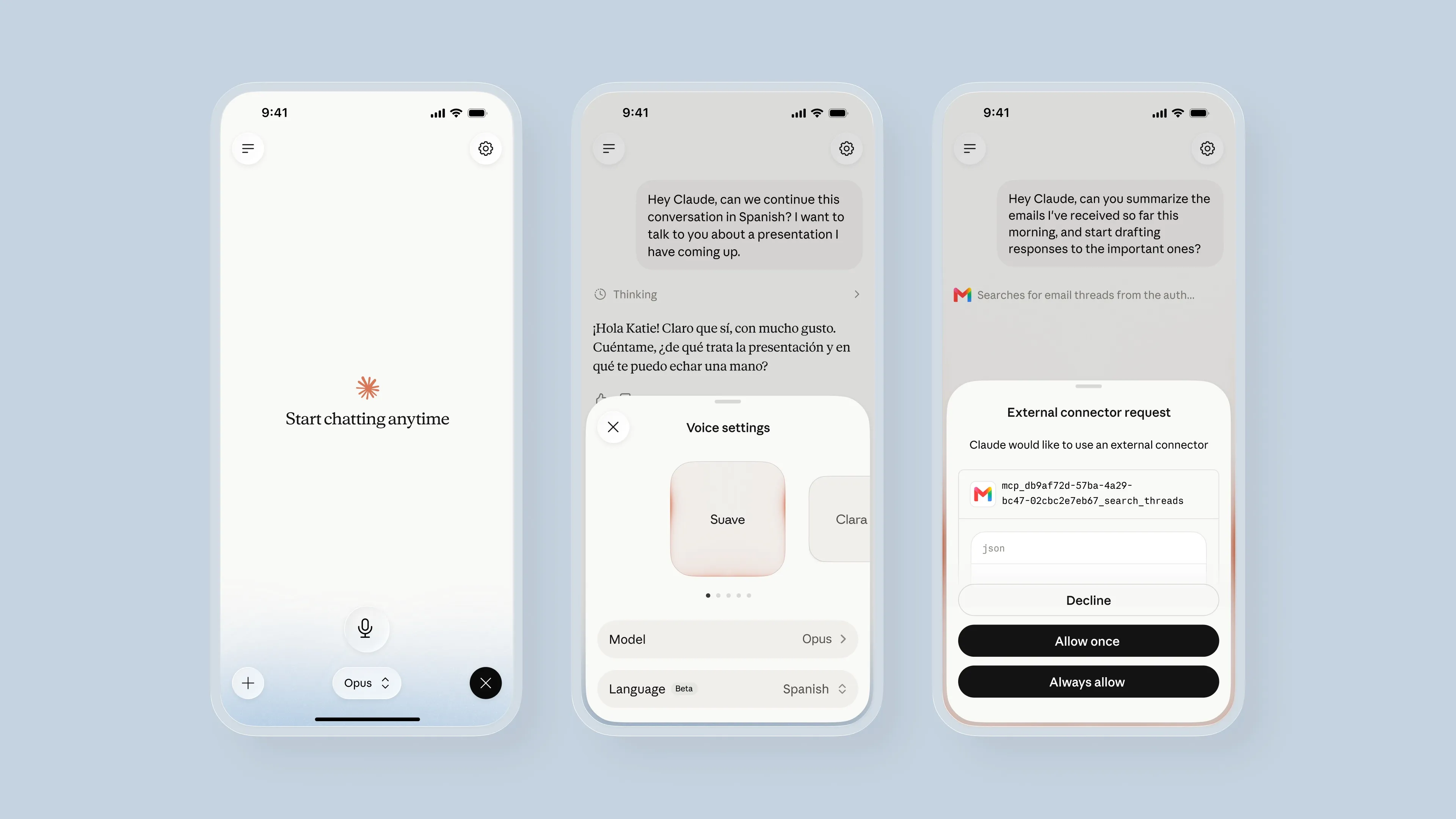 Anthropic updates Claude voice mode with more capable models
