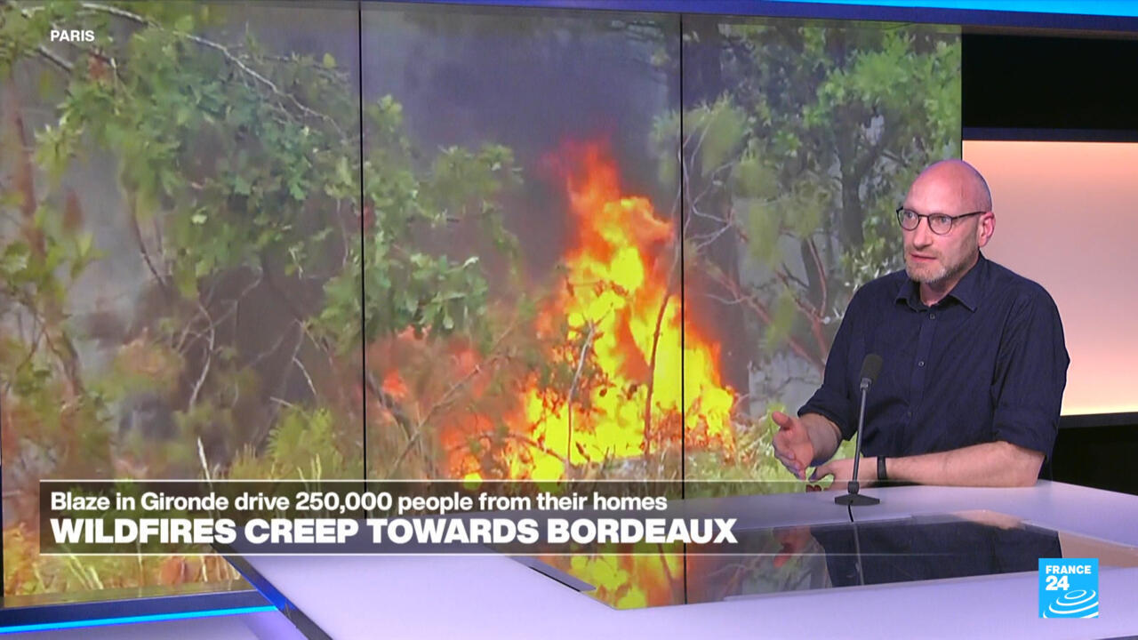 Back from Gironde: France 24's Luke Shrago gives firsthand account of fires