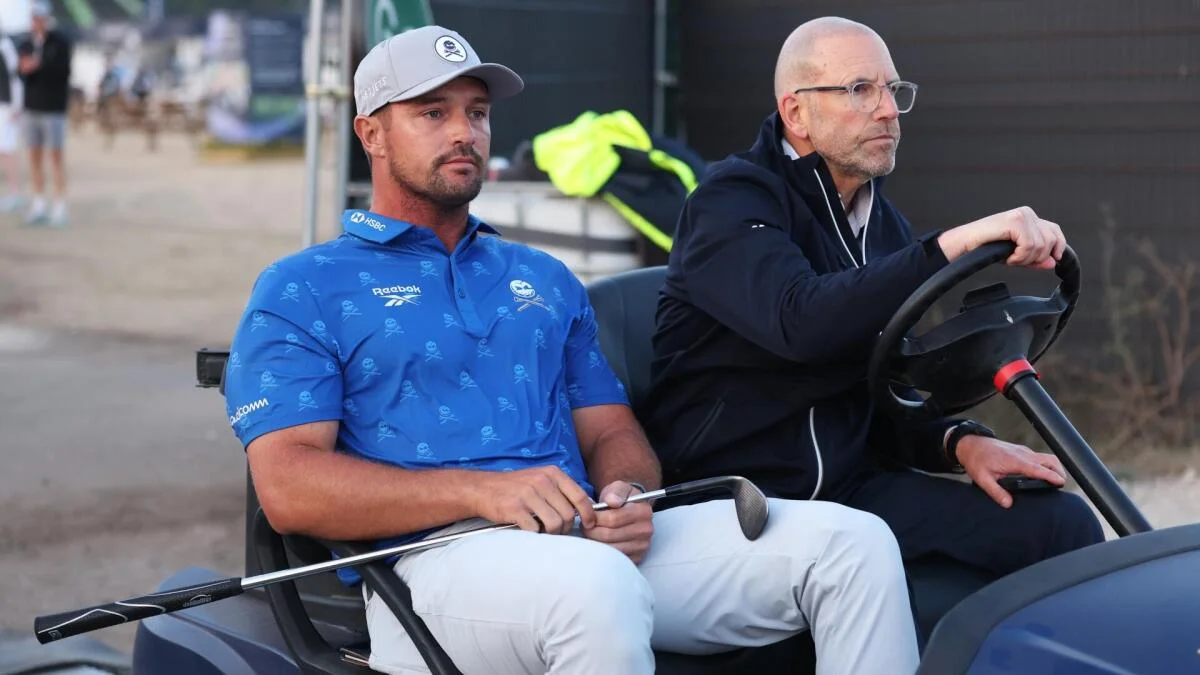 
                        Bryson DeChambeau irate after being assessed two-stroke penalty for stomping grass atThe Open 2026
                    