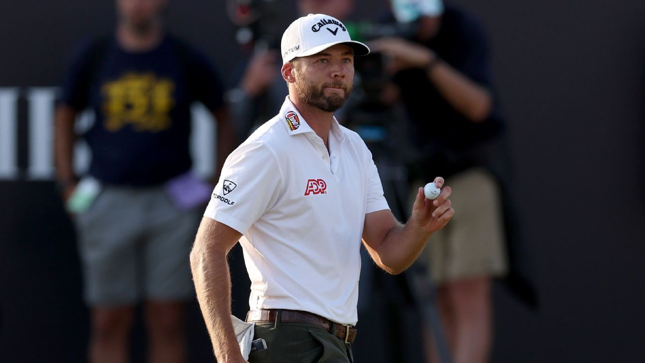 Burns holds Open lead; Fox, Kim two shots back