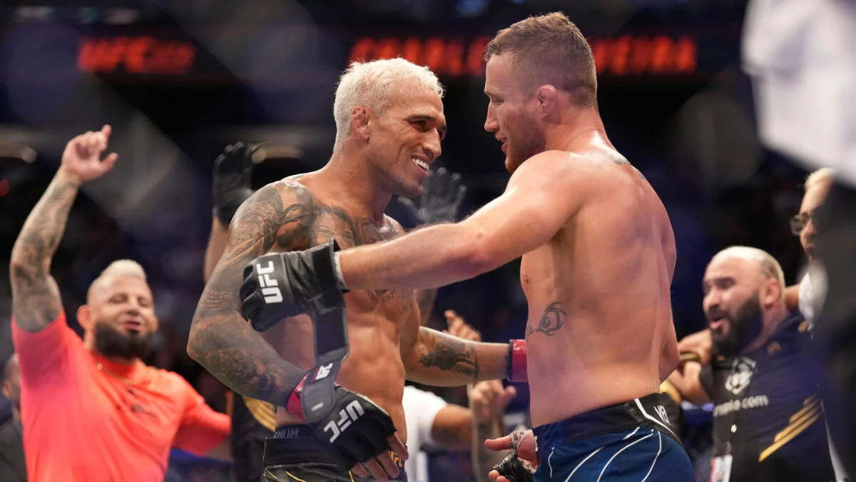 Charles Oliveira calls for BMF-UFC lightweight title unifier with Justin Gaethje: 'The champ takes everything'