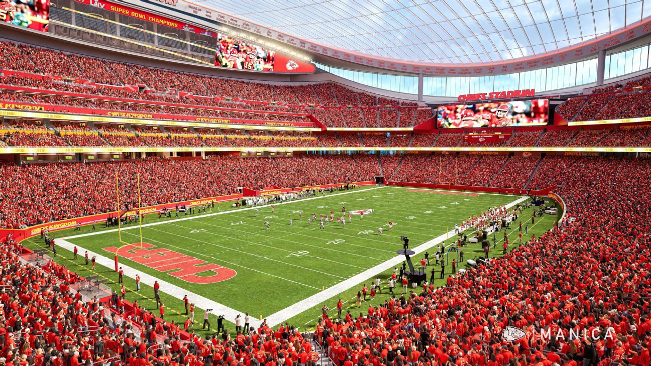 Chiefs unveil renderings of $3B dome stadium
