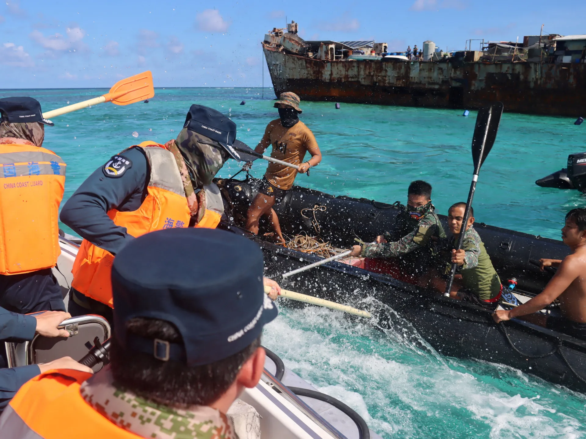 China and Philippines trade accusations after sailor injured at sea
