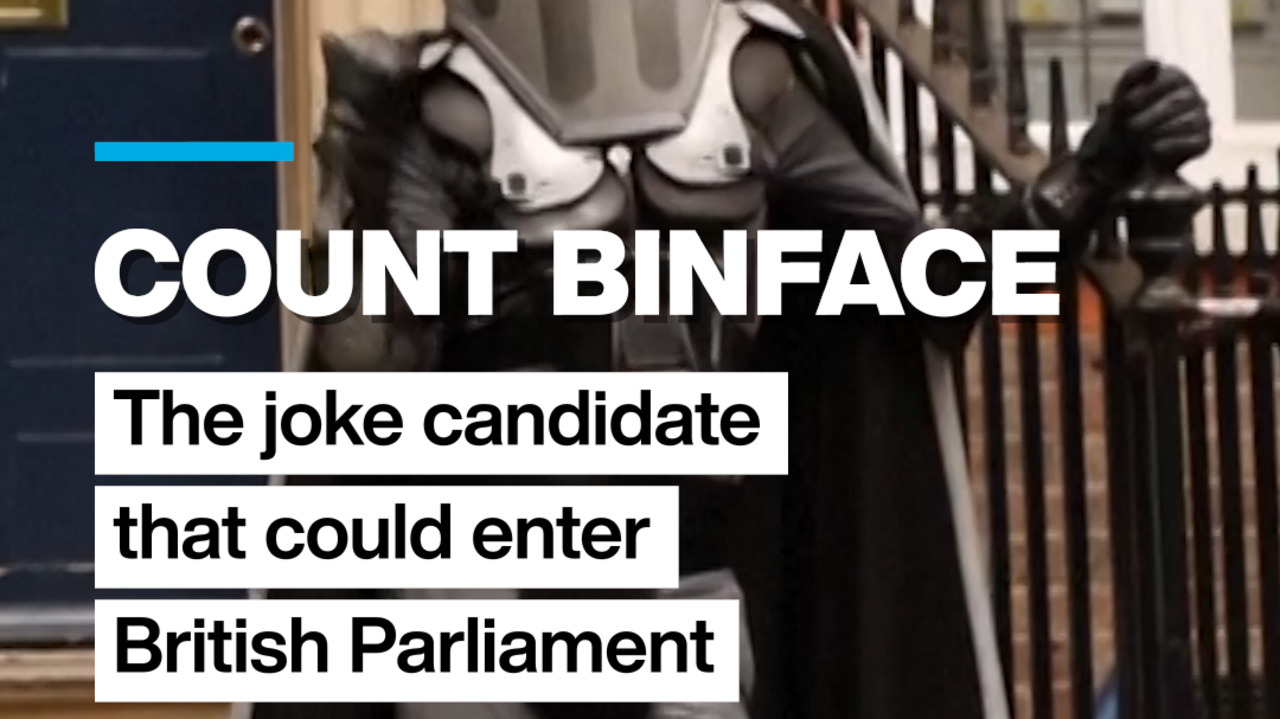 Count Binface: The joke candidate that could enter the British Parliament