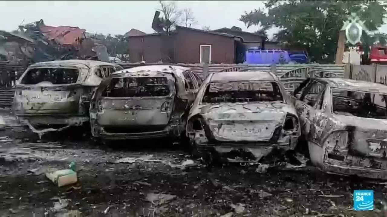 Deadly attack on holiday camp in Russian-held part of Ukraine, officials say