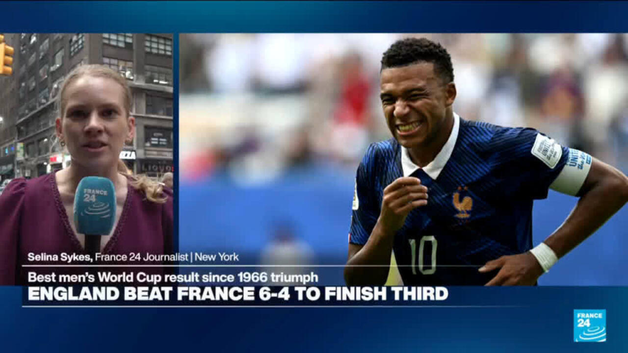 England beat France 6-4 to finish third