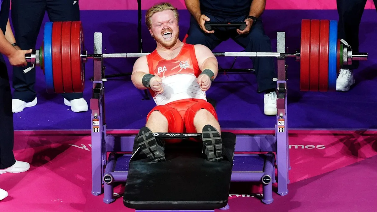 England powerlifter Swan wins first gold in Glasgow