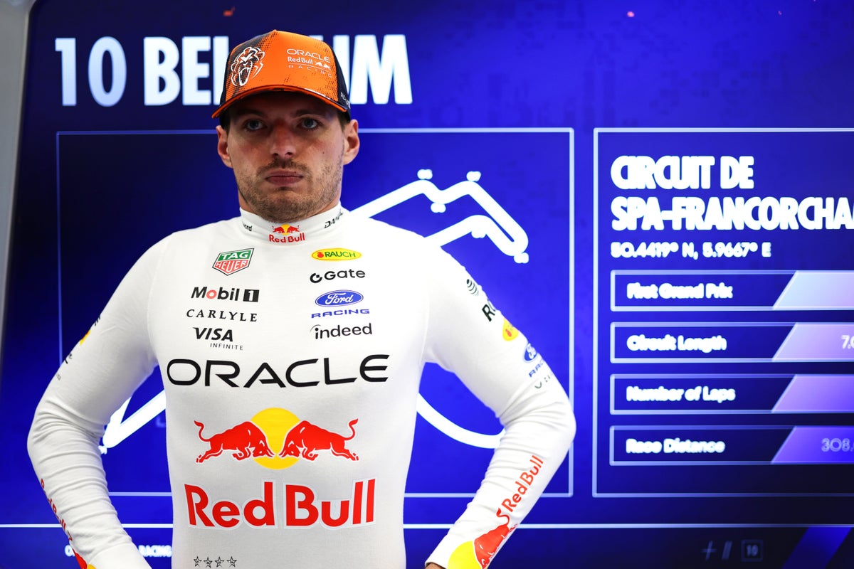F1 grid: Starting positions for Belgian Grand Prix race