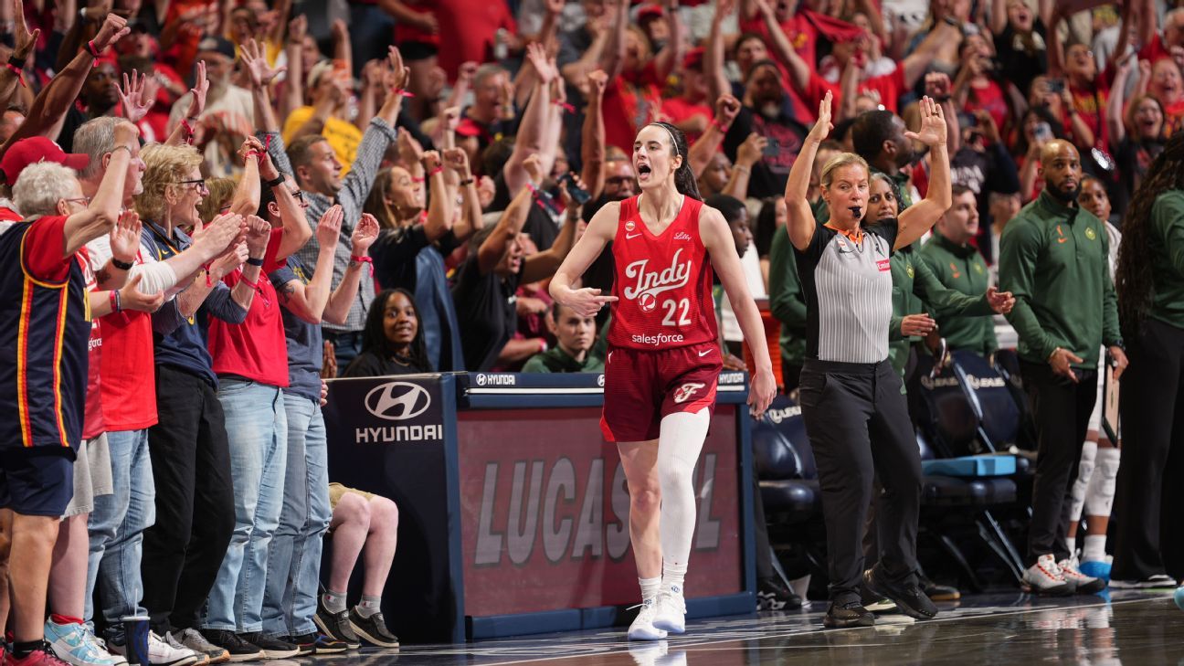 Fever's Clark first with 40-point, 10-assist game