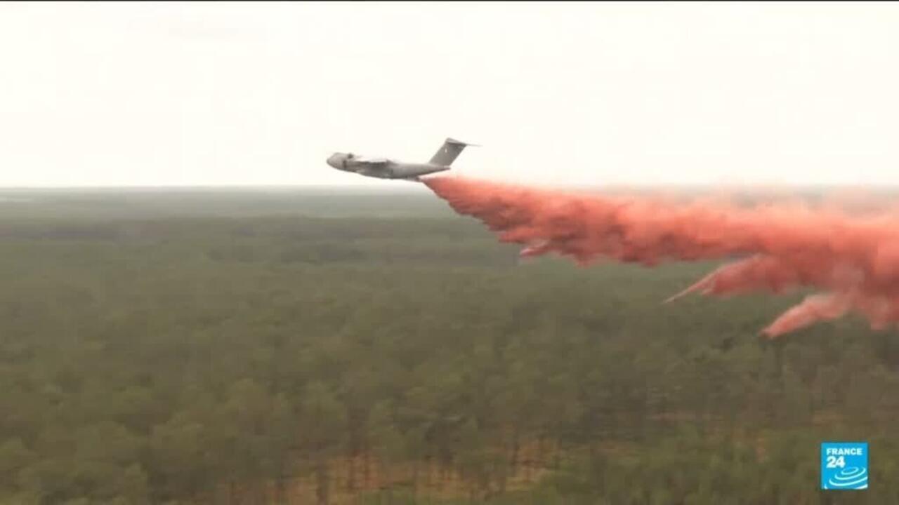 France fire situation 'remains very unfavourable' says interior minister