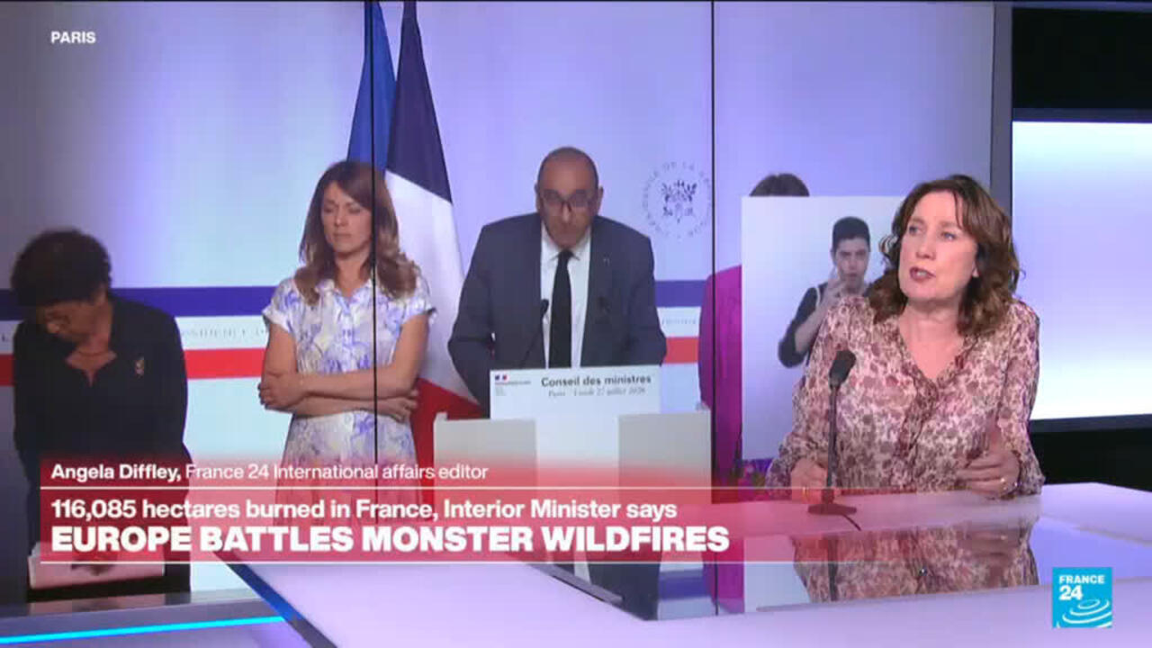 France’s interior minister says monster wildfire has stopped growing