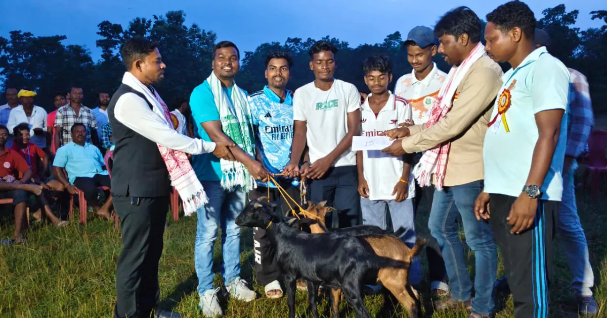 Goats of football: Indian village holds tournament with an indigenous twist