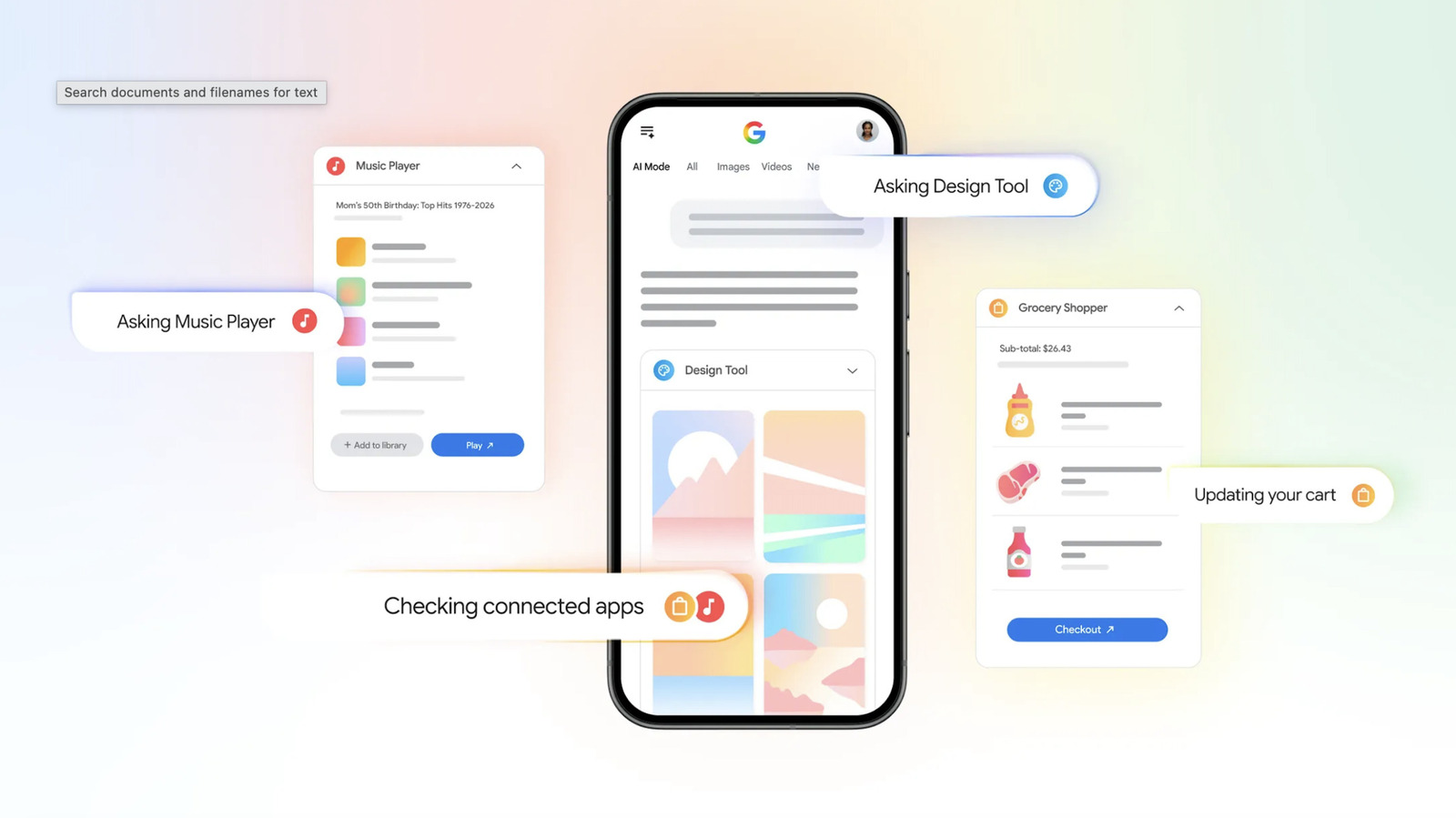 Google AI Mode now integrates with Canva, YouTube Music and Instacart