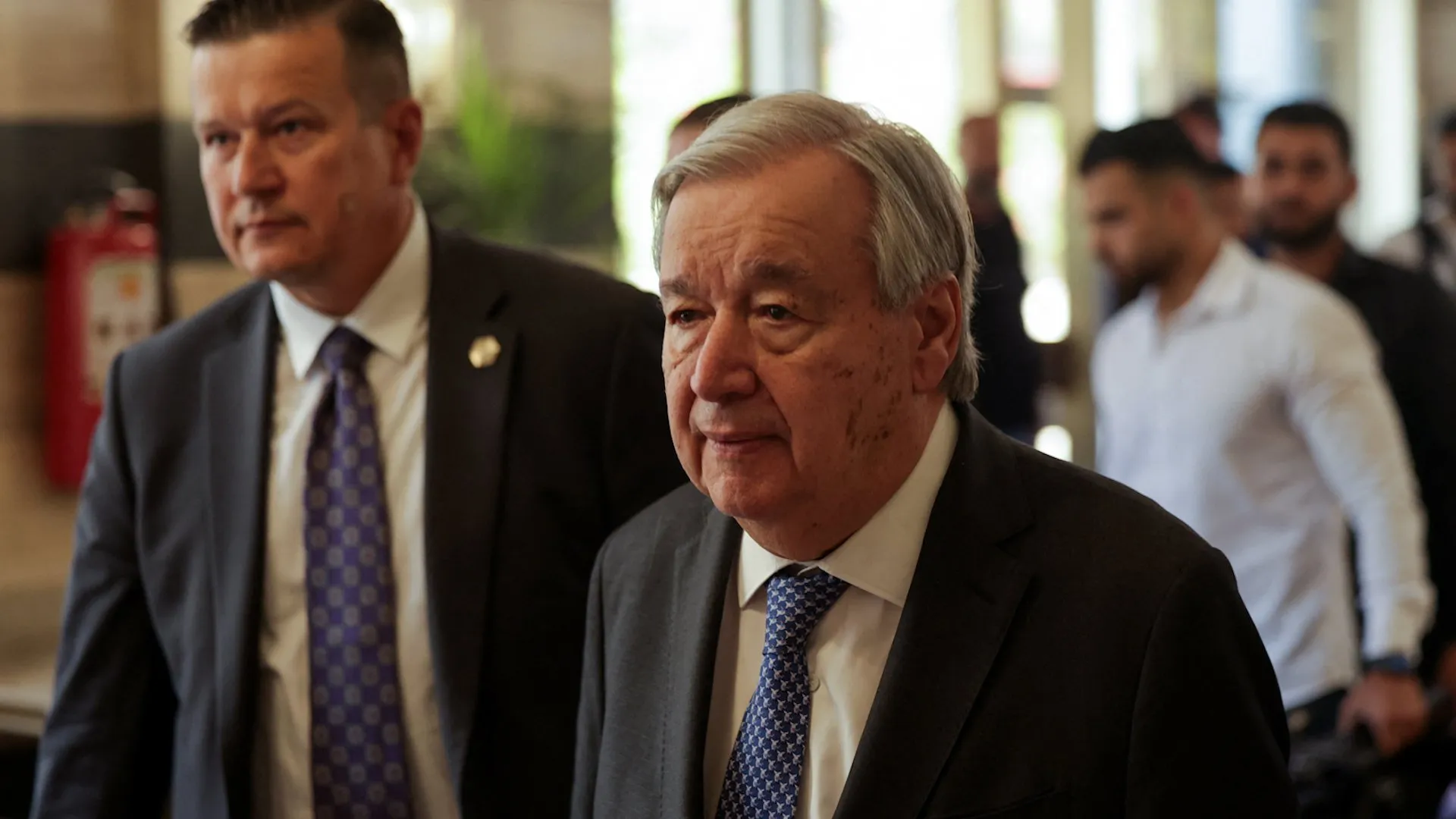 Guterres tours Syria’s notorious ‘Assad Prison’ in Sednaya
