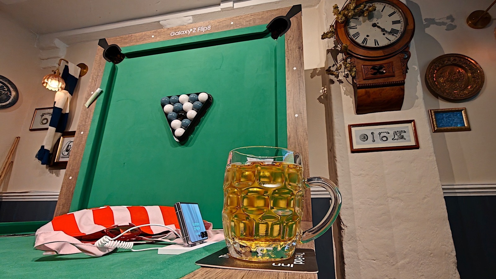 I visited Samsung's foldable-themed pop-up pub and its alcohol-free beers tasted terrible