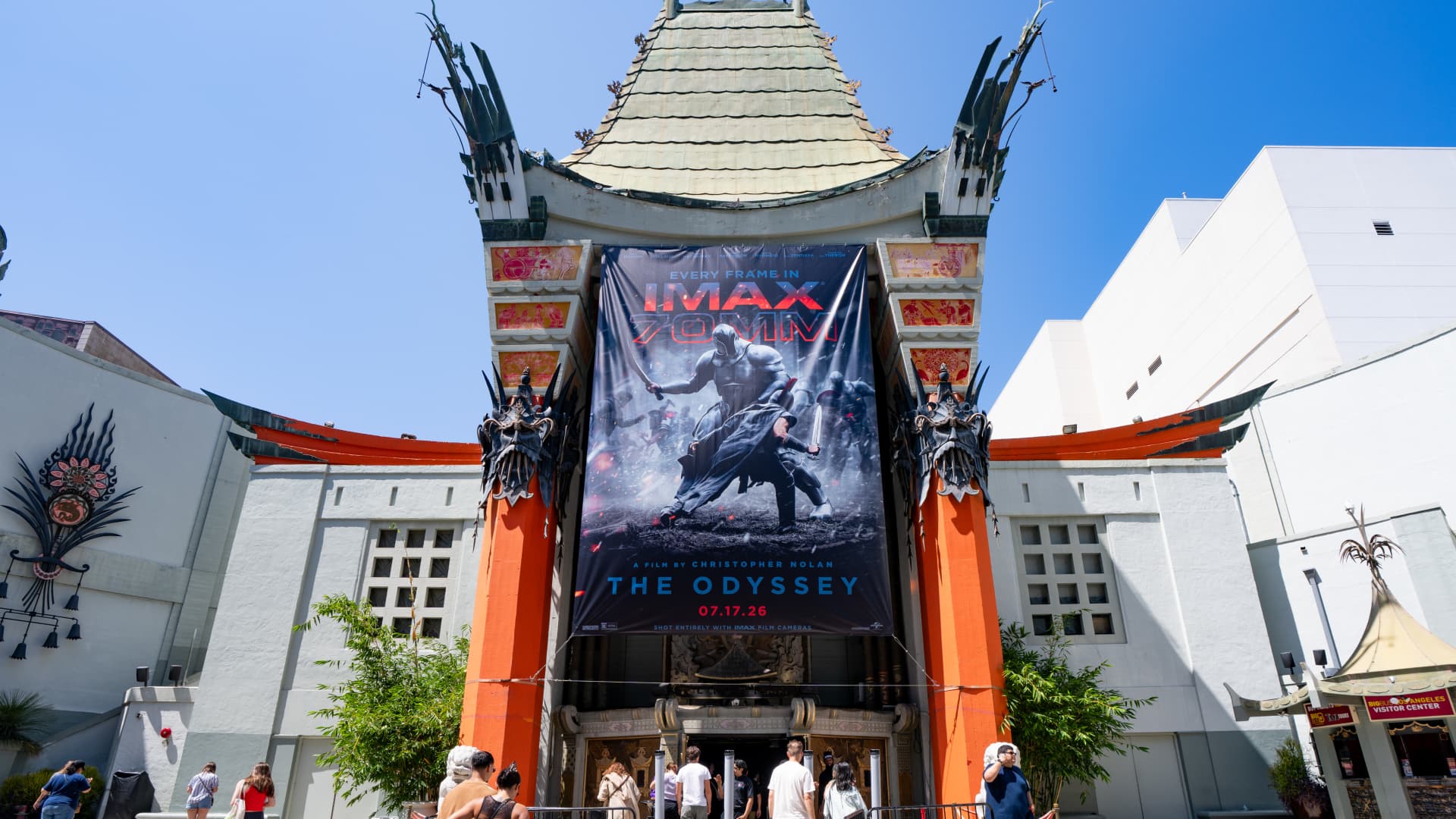 Imax 70 mm screenings become the biggest star for Christopher Nolan’s ‘The Odyssey’