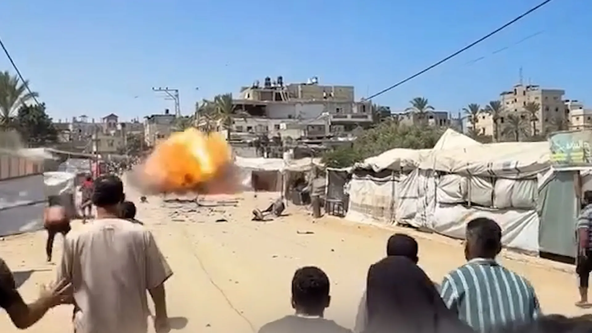 Israel carries out double tap strike in central Gaza
