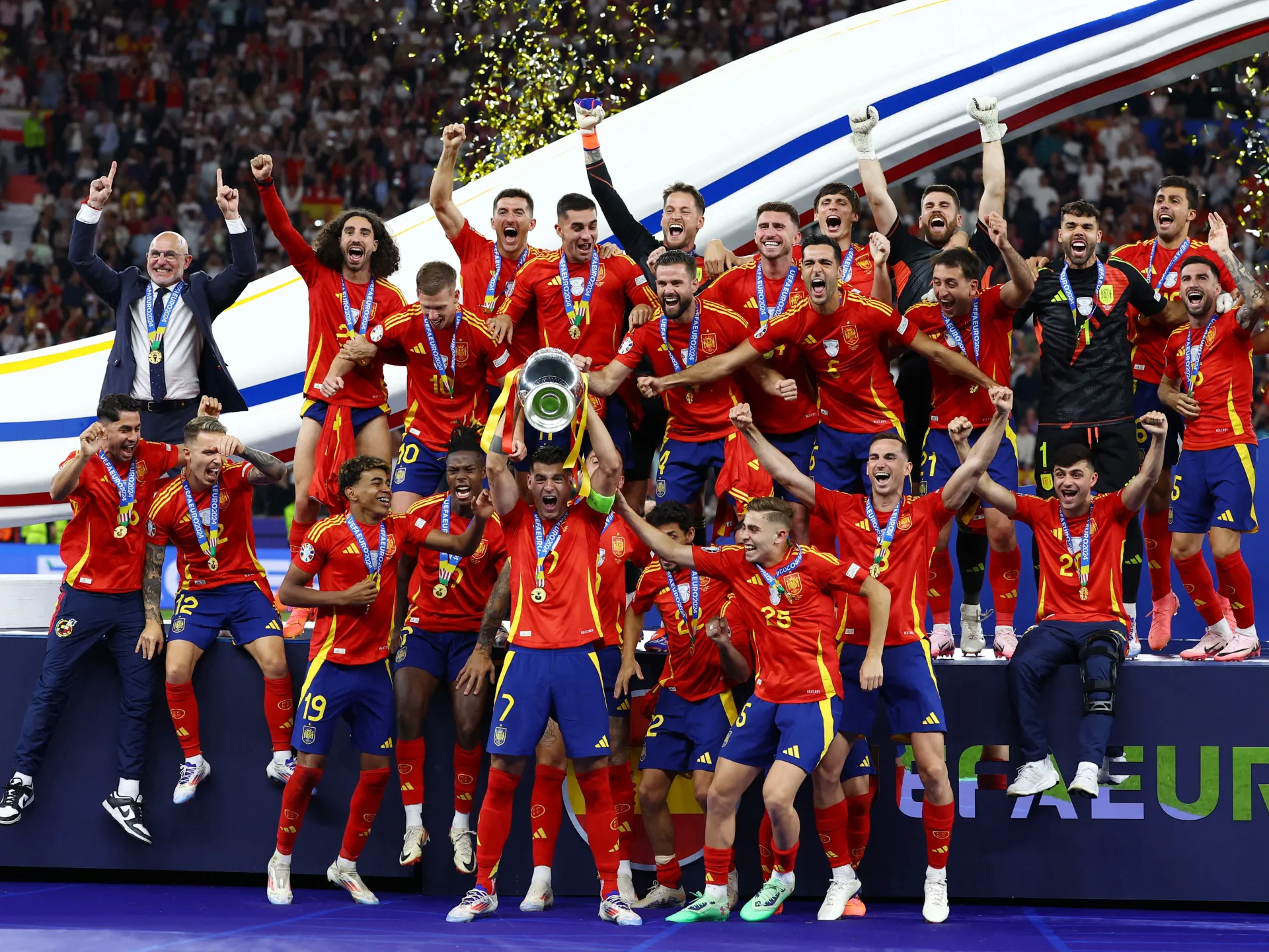 Last night, I was Spanish, and so were millions around the world