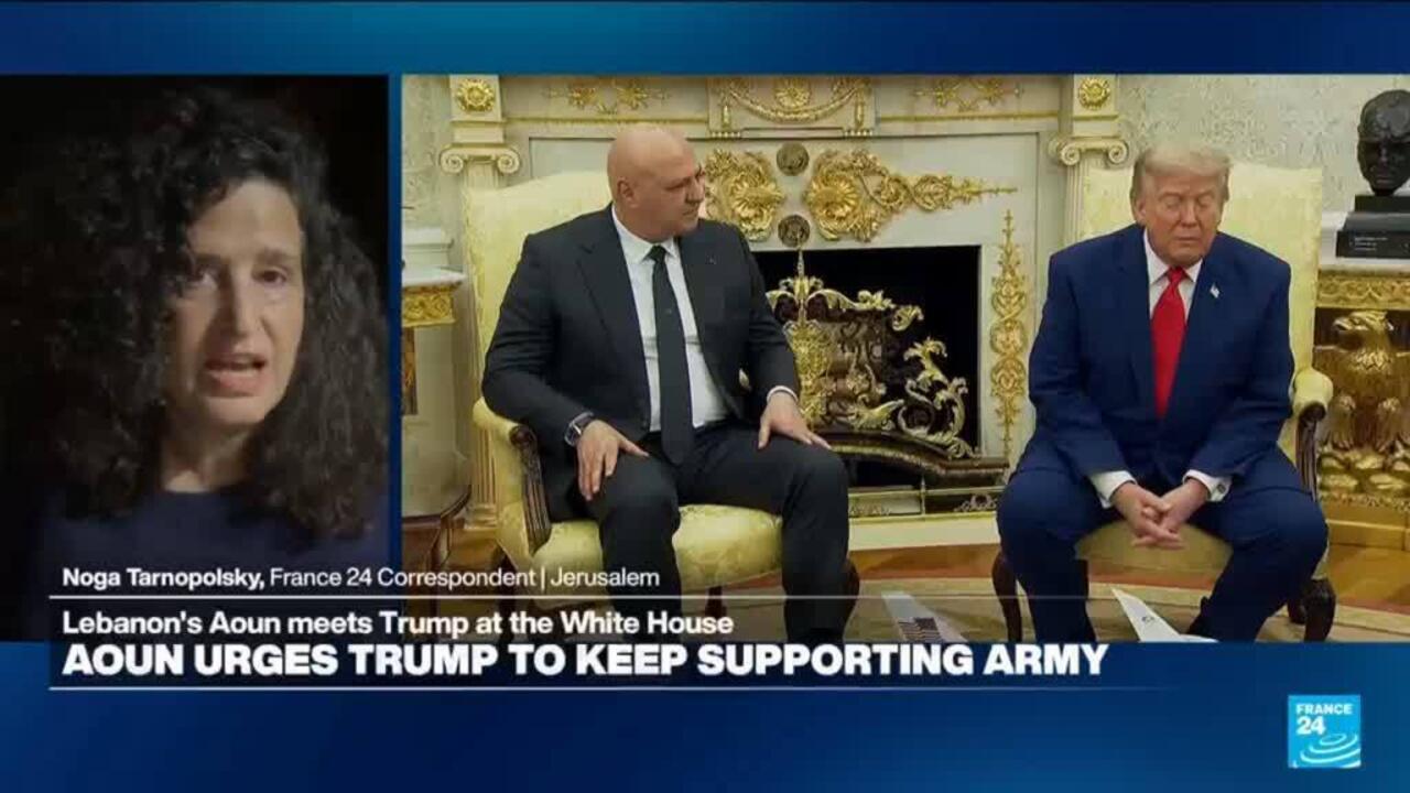 Lebanon's president urges Trump to 'keep supporting' its army