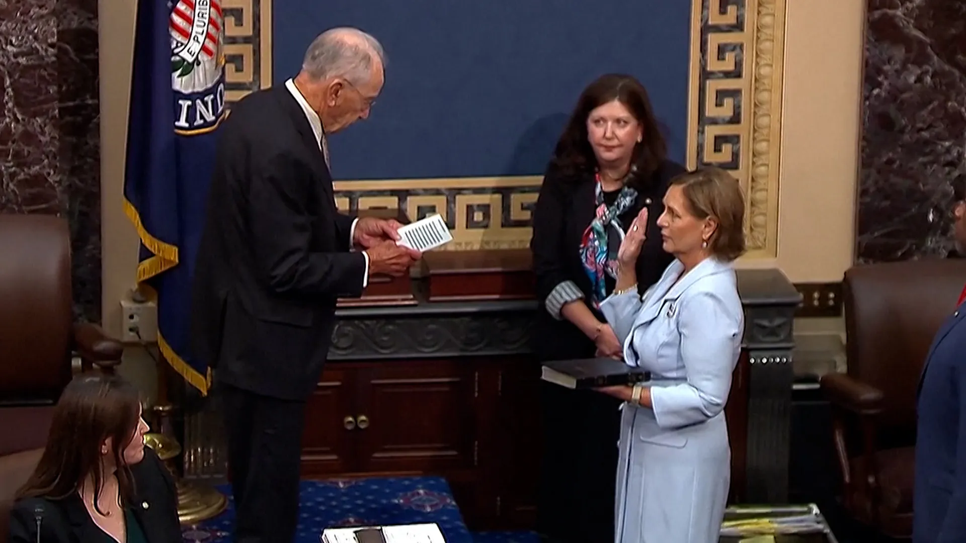 Lindsey Graham’s sister sworn in to fill his US Senate seat
