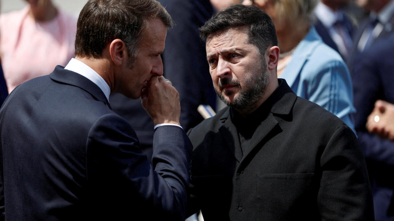 Macron reviews troops for the last time at France's annual military parade