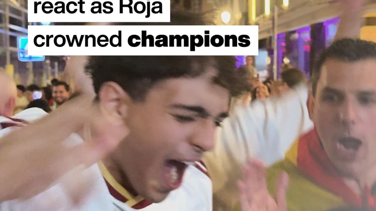 Madrid fans react to Spain's World Cup win