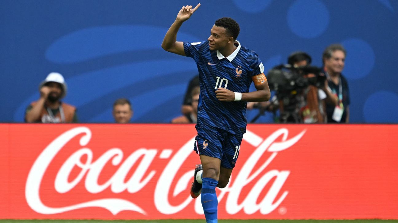 Mbappé equals Messi's all-time WCup goal record