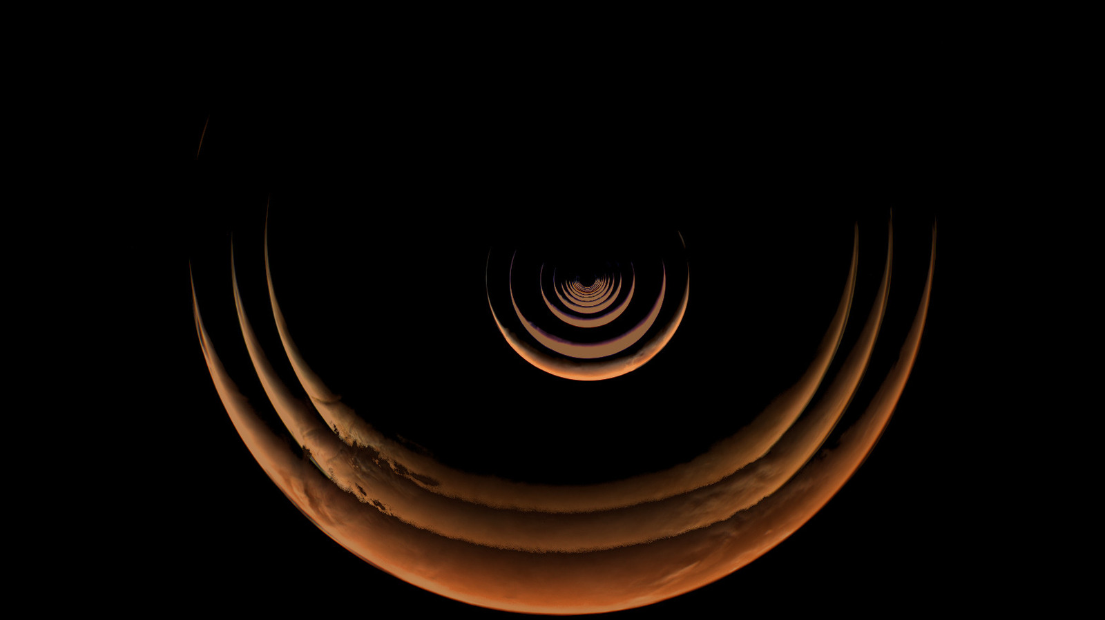 NASA shares beautiful timelapse of the Psyche spacecraft's view over Mars
