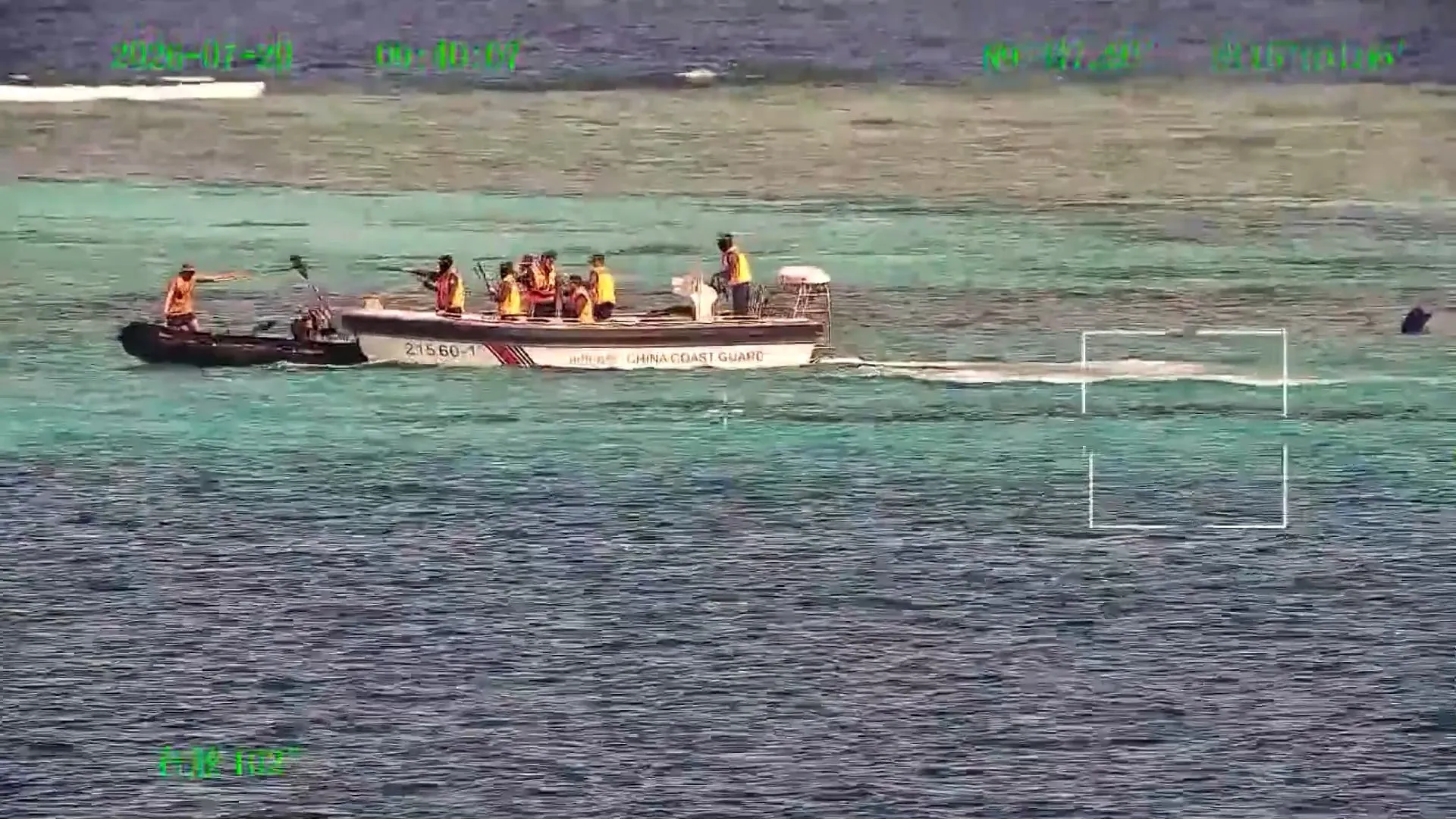 Philippine sailor injured during clash with Chinese coast guard