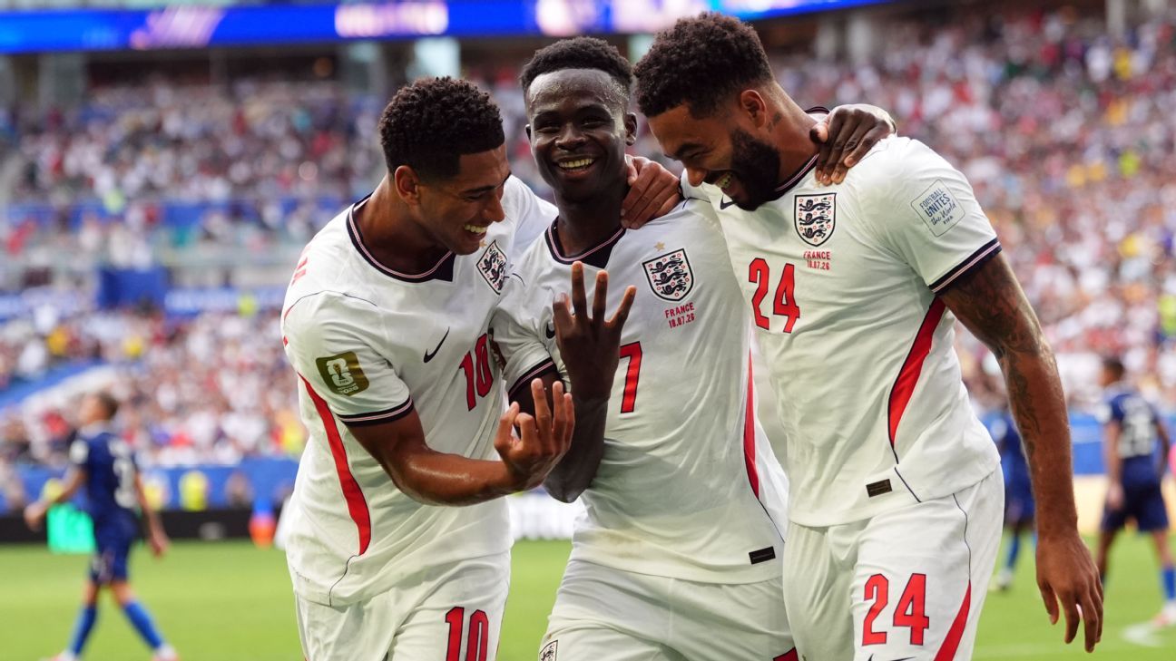 Player ratings: Bukayo Saka gets 9/10 as England b...