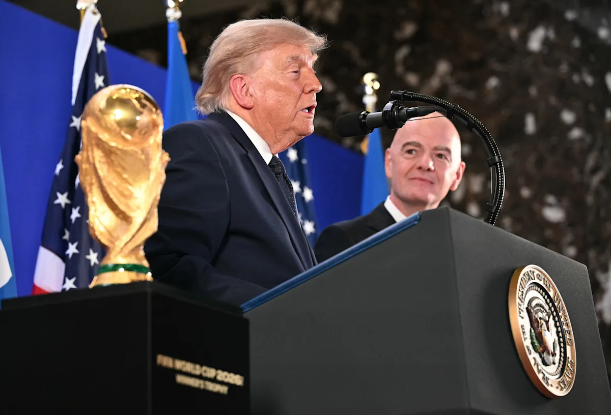 President Trump says he was 'forced' to intervene with FIFA after Folarin Balogun's red card: 'I had no idea what was going to happen'