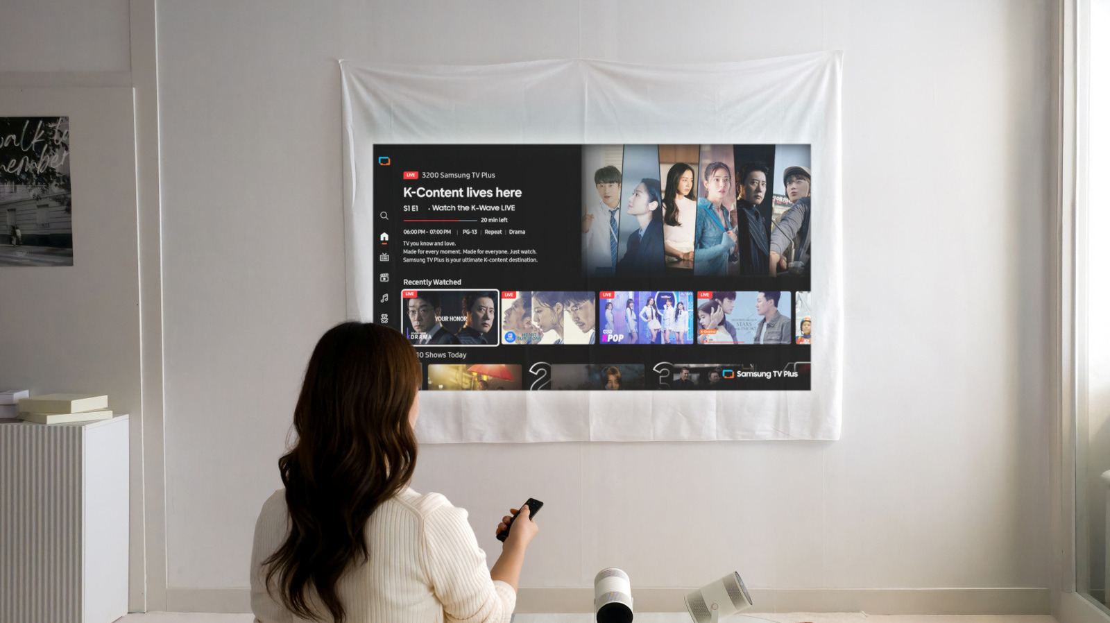 Samsung's Freestyle+ projector is now available for $1,200